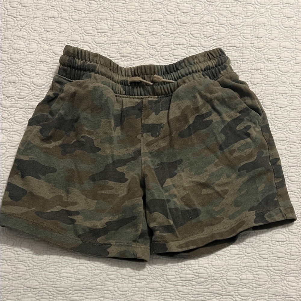 Wonder Nation Green Camo Kids Shorts